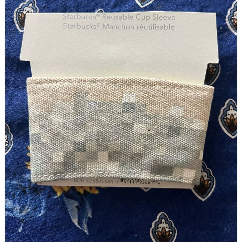 Brand New RARE 2012 old Stock Rodarte for Starbuck Cup Sleeve Silver Pattern